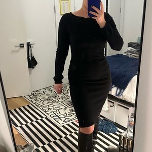 Theory Cashmere Dress (Black/Medium)